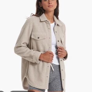 Vuori Sycamore Shirt Jacket Dark Salt Sherpa